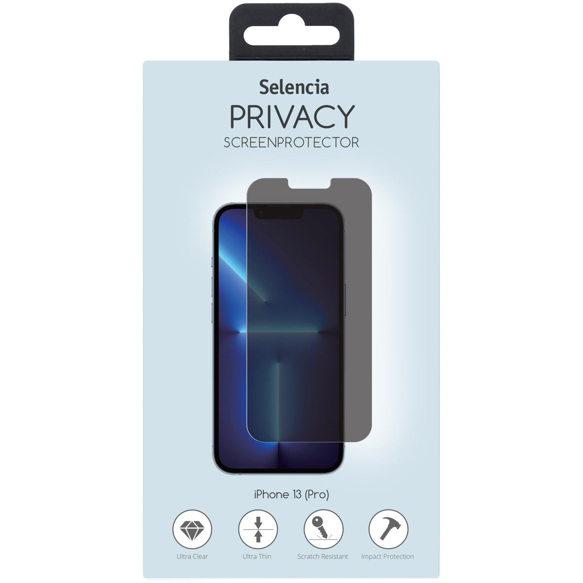 Selencia Gehard Glas Privacy Screenprotector Apple iPhone 13 Pro Max / 14 Plus