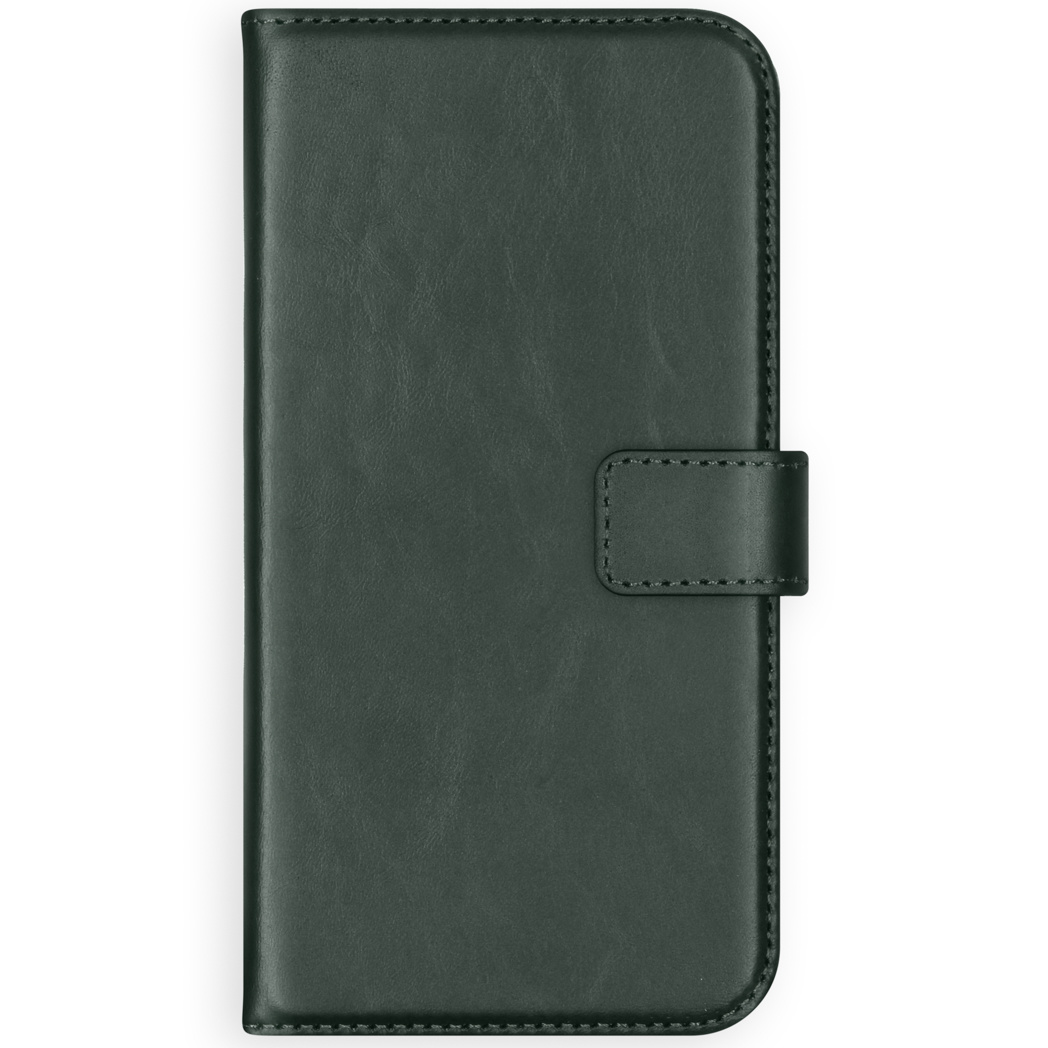 Selencia Echt Lederen Bookcase Apple iPhone 11 Pro Max - Groen