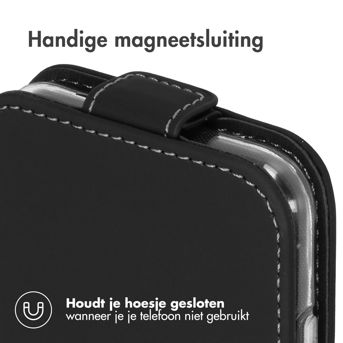 Accezz Flipcase Apple iPhone Xr - Zwart