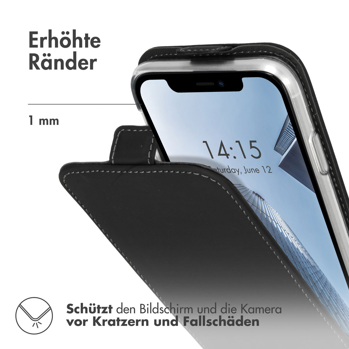Accezz Flipcase Apple iPhone Xr - Zwart