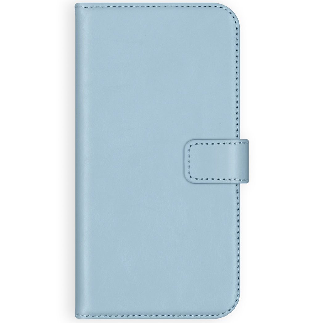 Selencia Echt Lederen Bookcase Apple iPhone 11 - Lichtblauw