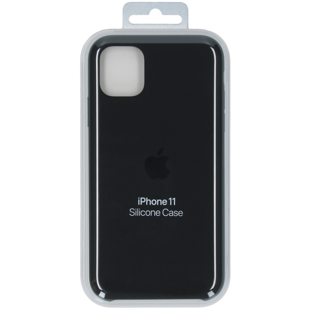 Silicone Backcover Apple iPhone 11 - Zwart