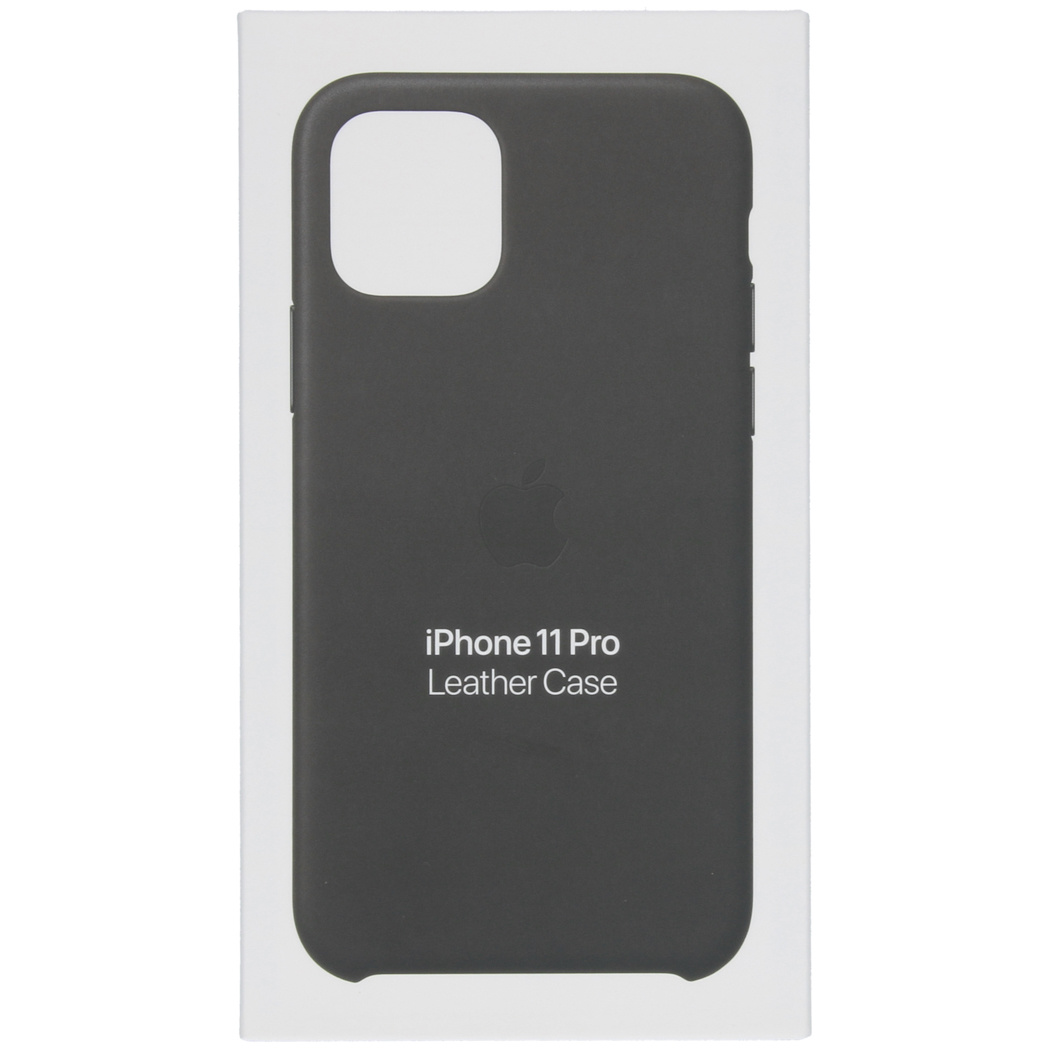 Leather Backcover Apple iPhone 11 Pro - Black