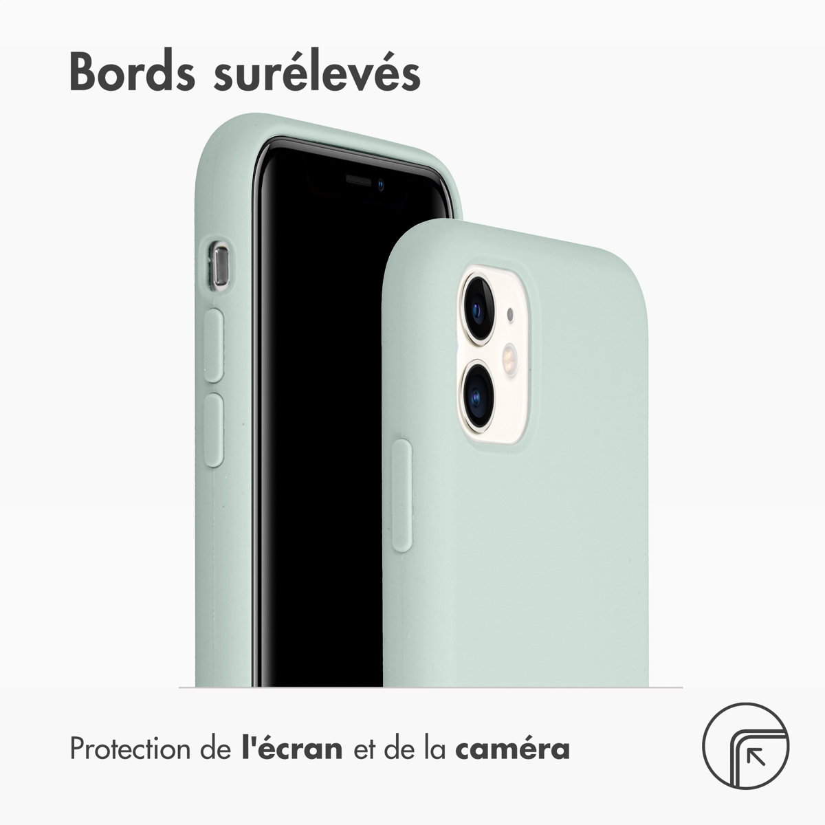 Accezz Liquid Silicone Backcover Apple iPhone 11 - Sky Blue