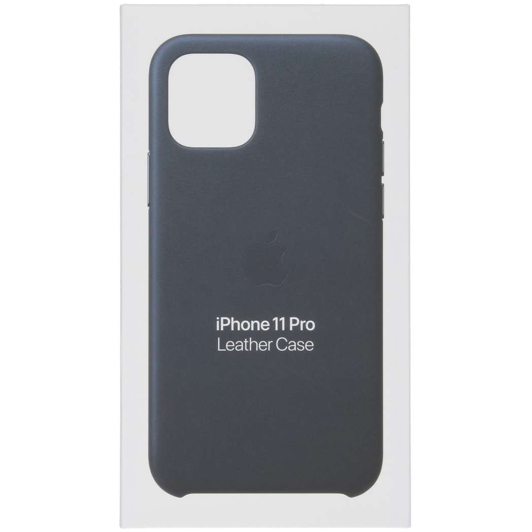 Leather Backcover Apple iPhone 11 Pro - Midnight Blue
