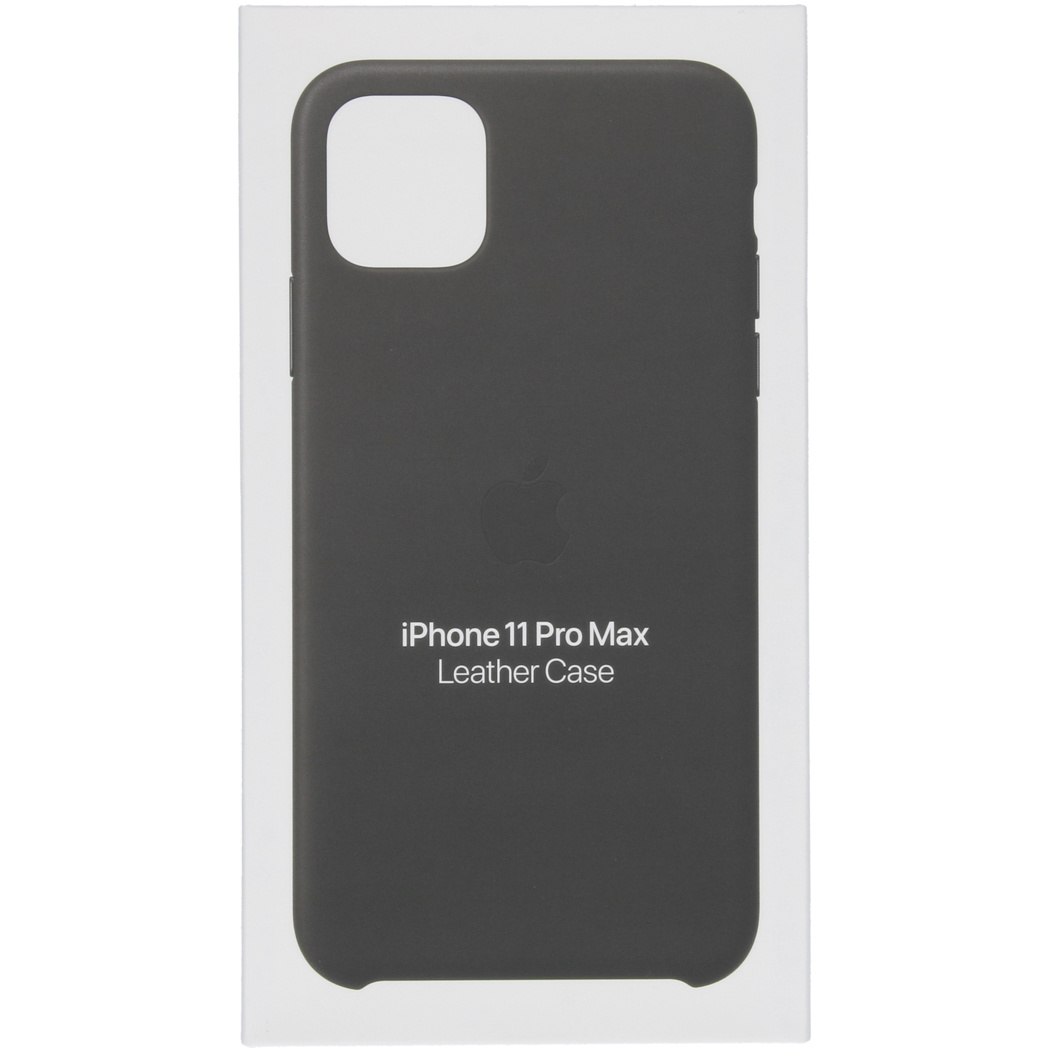 Leather Backcover Apple iPhone 11 Pro Max - Black