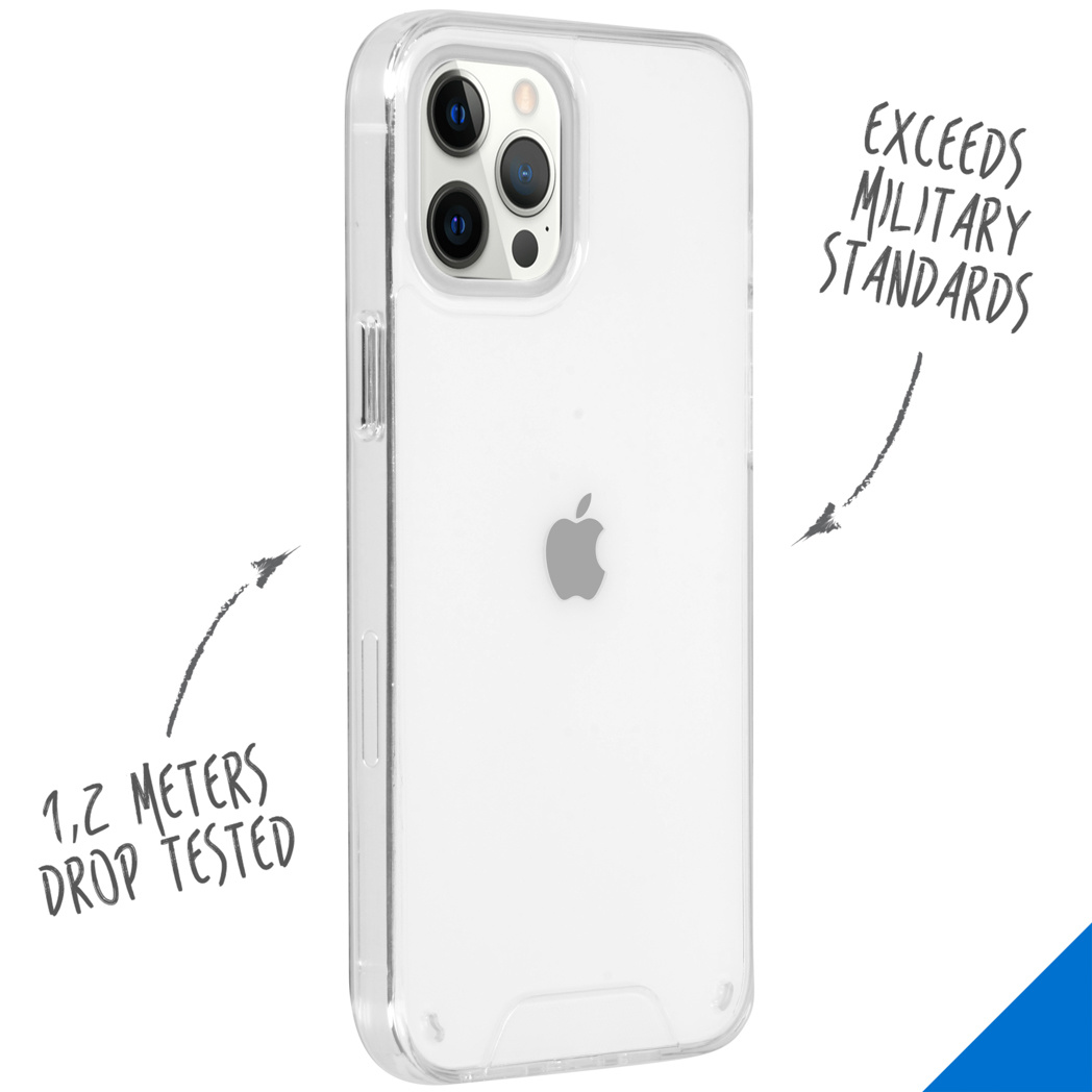 Accezz Xtreme Impact Backcover Apple iPhone 12 Pro Max - Transparant