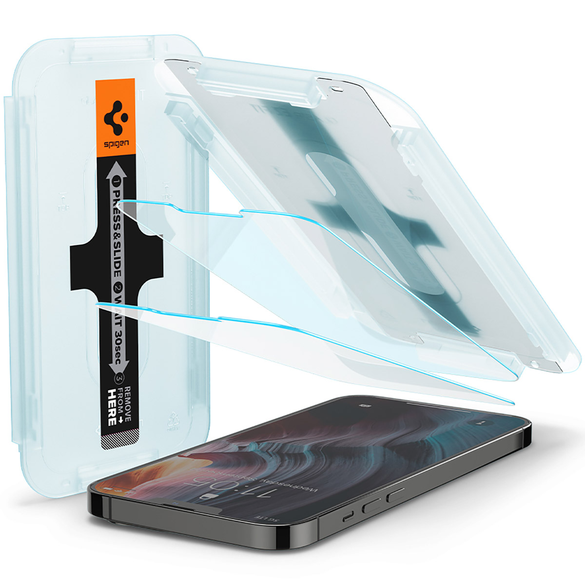 Spigen GLAStR EZ Fit Screenprotector + Applicator 2-pack Apple iPhone 13 Pro Max