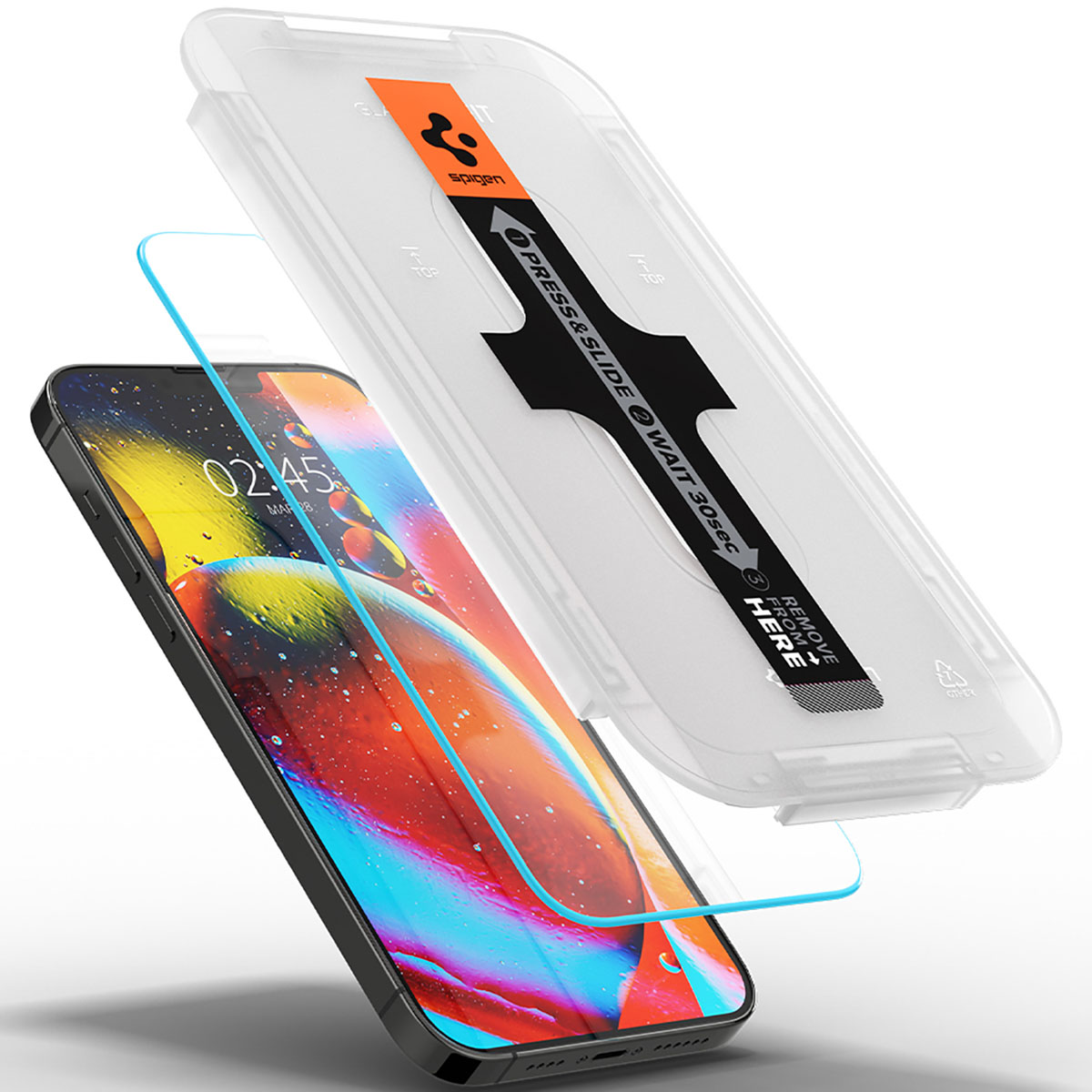 Spigen GLAStR EZ Fit Screenprotector + Applicator 2-pack Apple iPhone 13 Pro Max