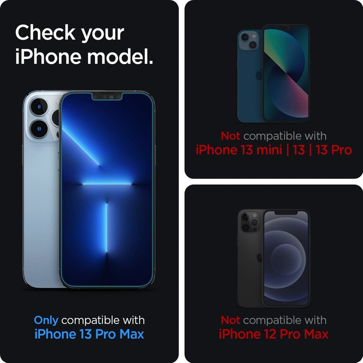 Spigen GLAStR Privacy Screenprotector + Applicator Apple iPhone 13 Pro Max