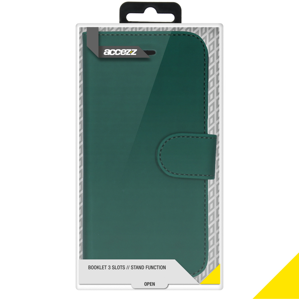 Accezz Wallet Softcase Bookcase Apple iPhone 12 Pro Max - Groen