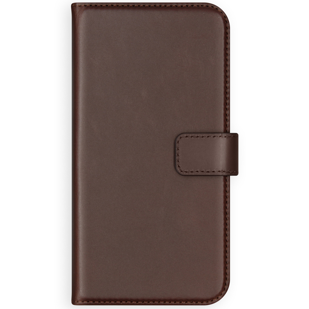 Selencia Echt Lederen Bookcase Apple iPhone 12 Pro Max - Bruin