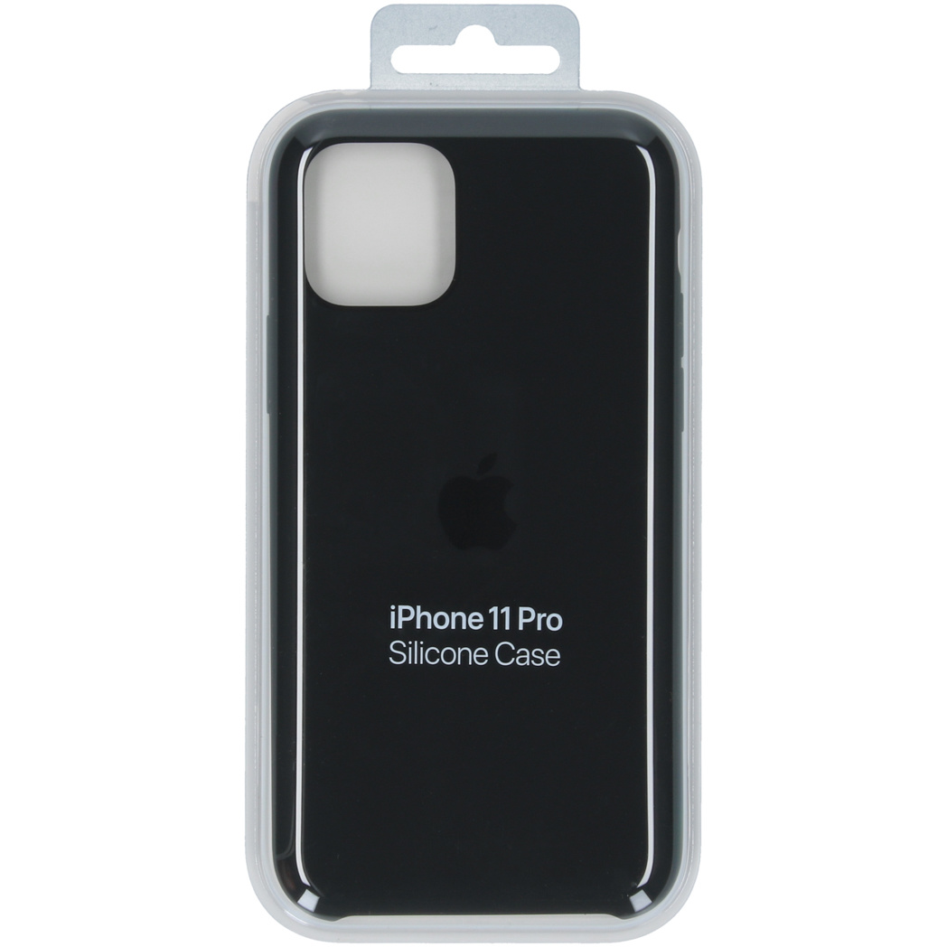 Silicone Backcover Apple iPhone 11 Pro - Black