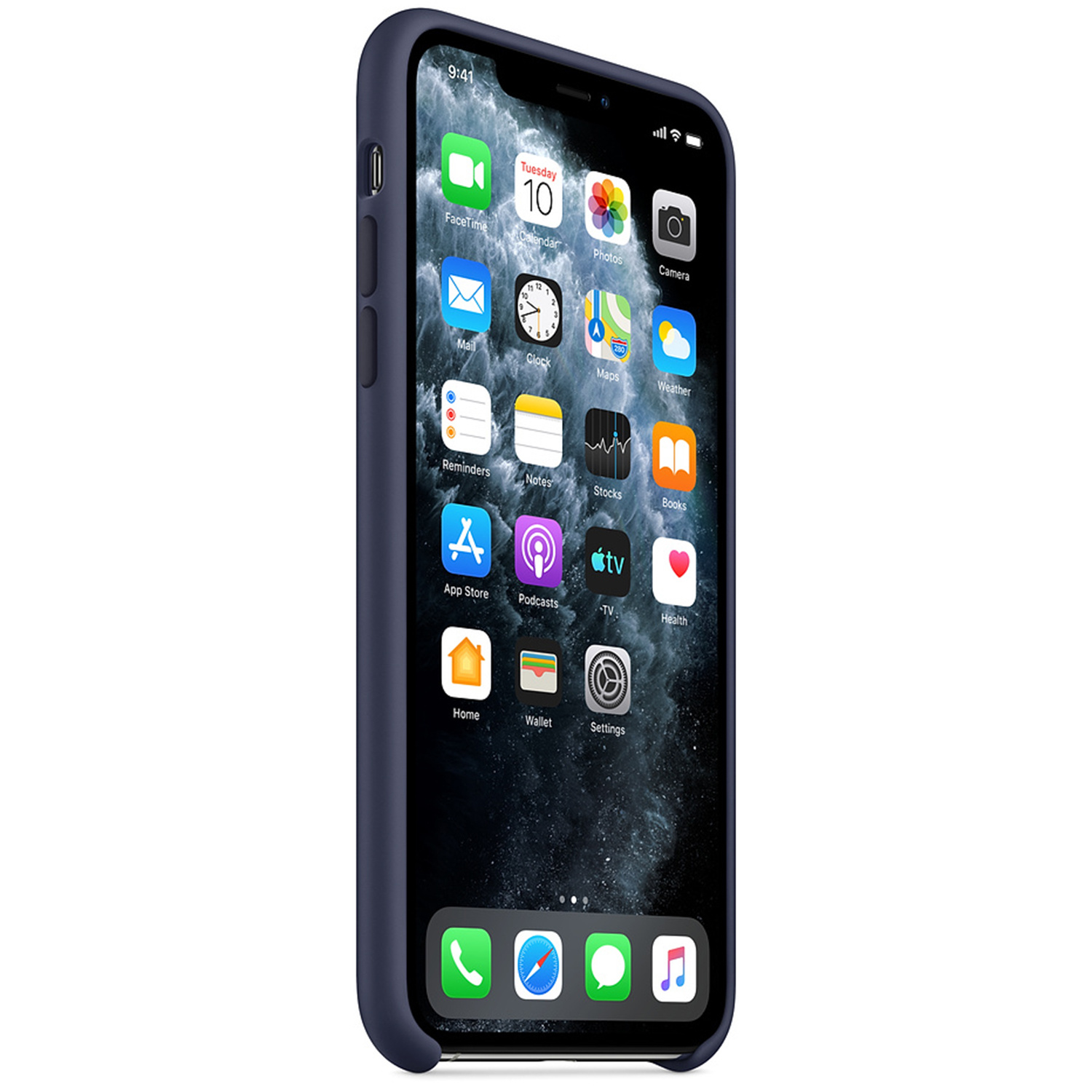 Silicone Backcover Apple iPhone 11 Pro Max - Midnight Blue