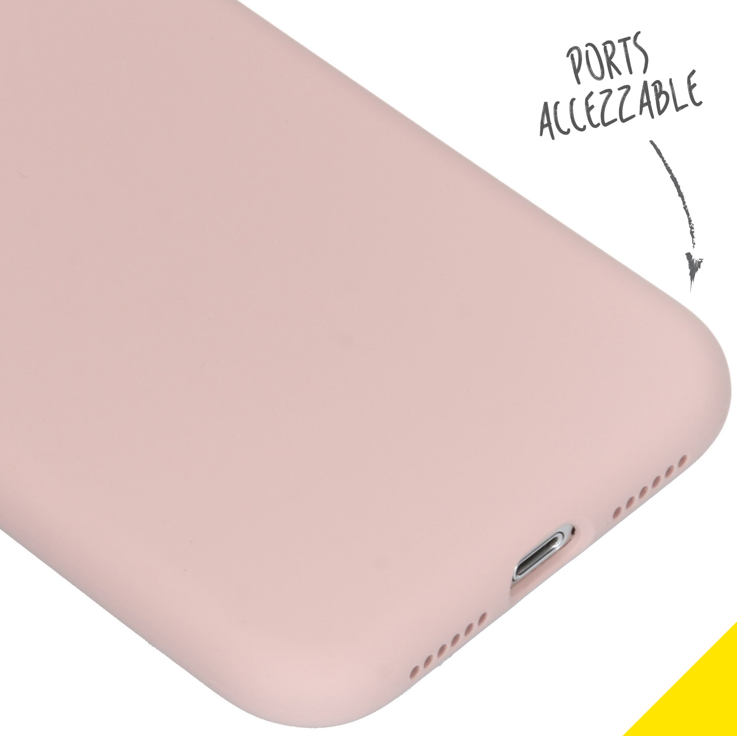 Accezz Liquid Silicone Backcover Apple iPhone Xr - Roze