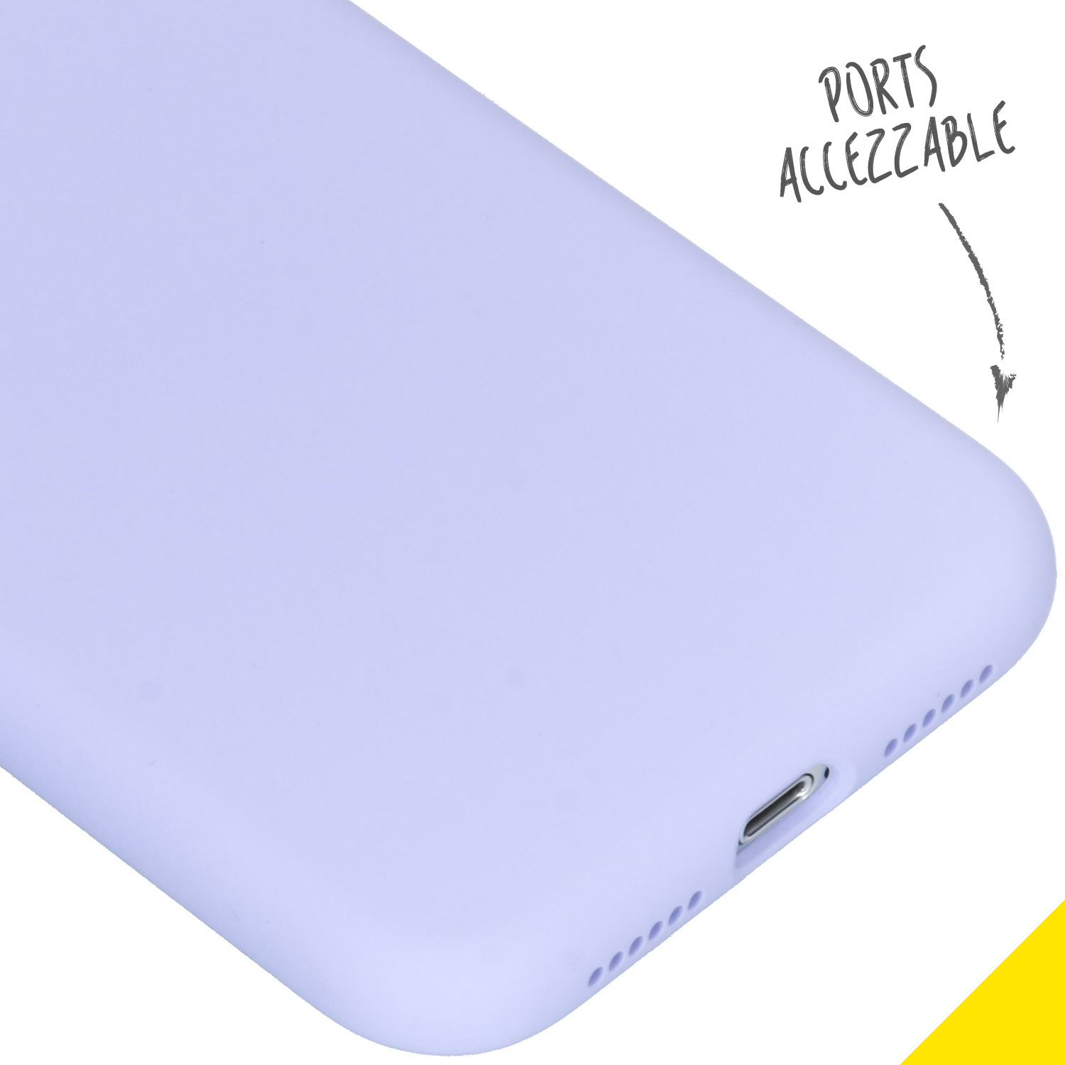 Accezz Liquid Silicone Backcover Apple iPhone Xr - Paars