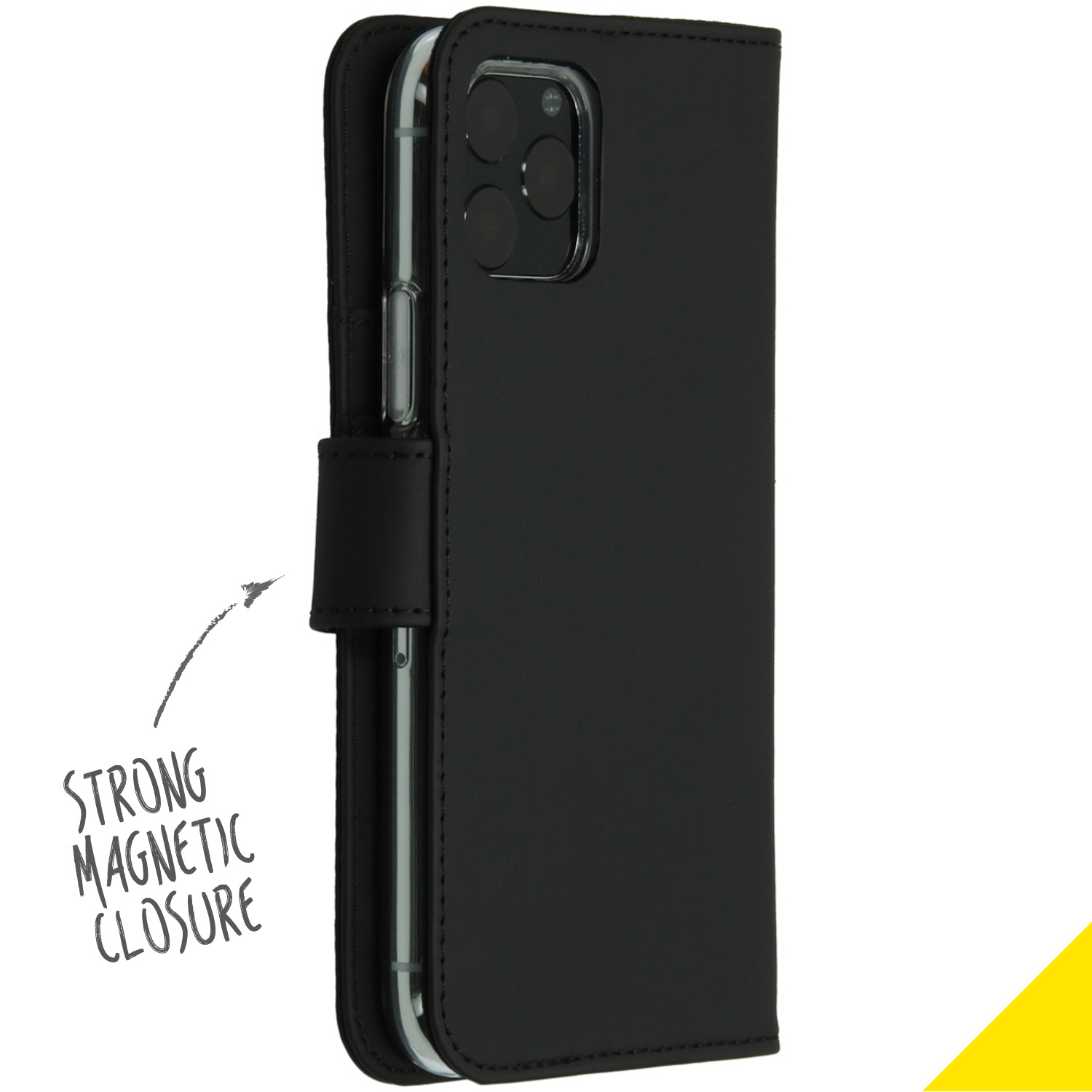 Accezz Wallet Softcase Bookcase Apple iPhone 11 Pro - Zwart