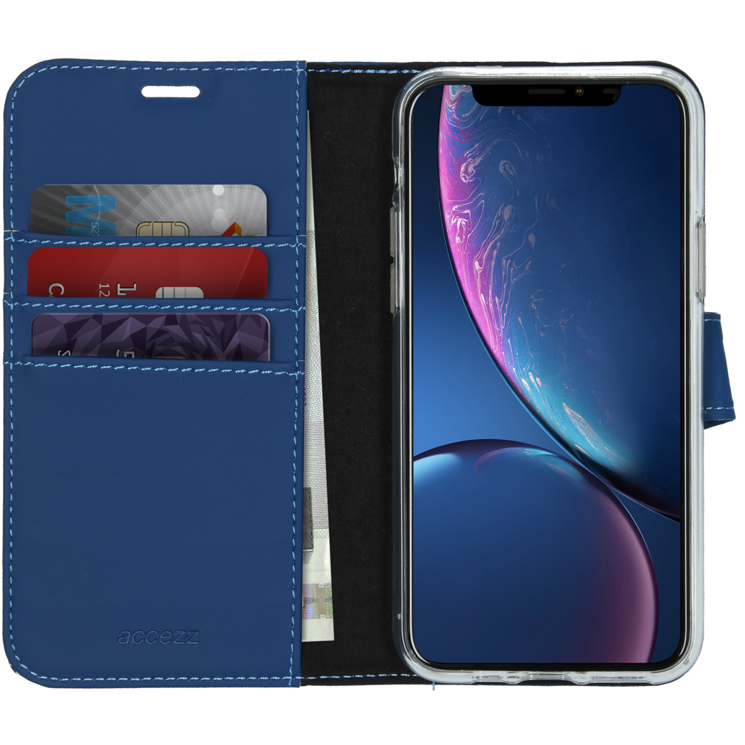 Accezz Wallet Softcase Bookcase Apple iPhone 11 Pro - Blauw