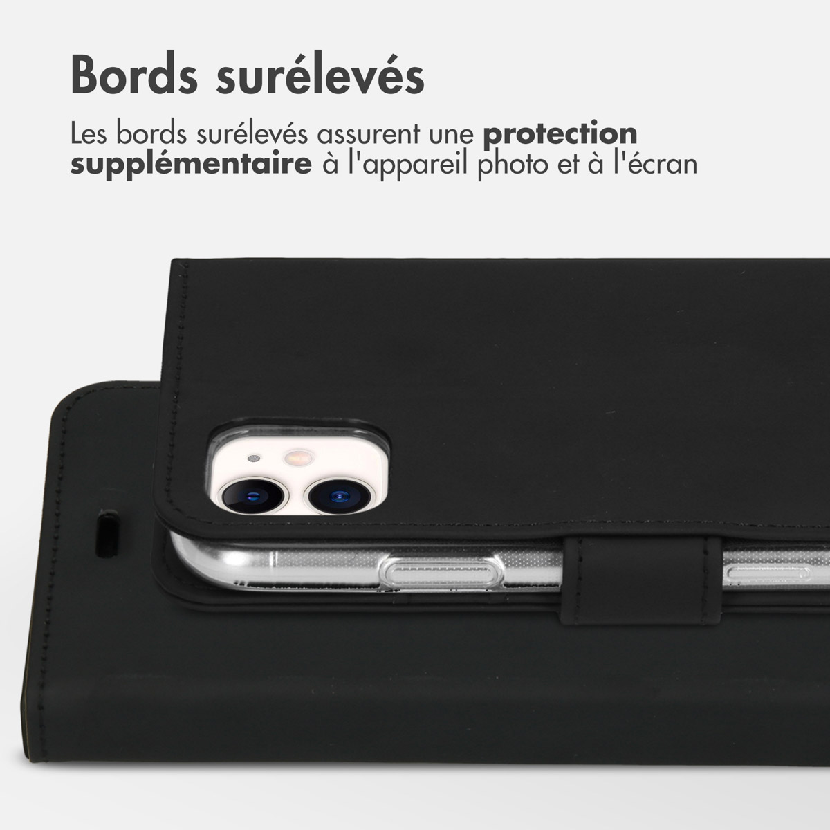 Accezz Wallet Softcase Bookcase Apple iPhone 11 - Zwart