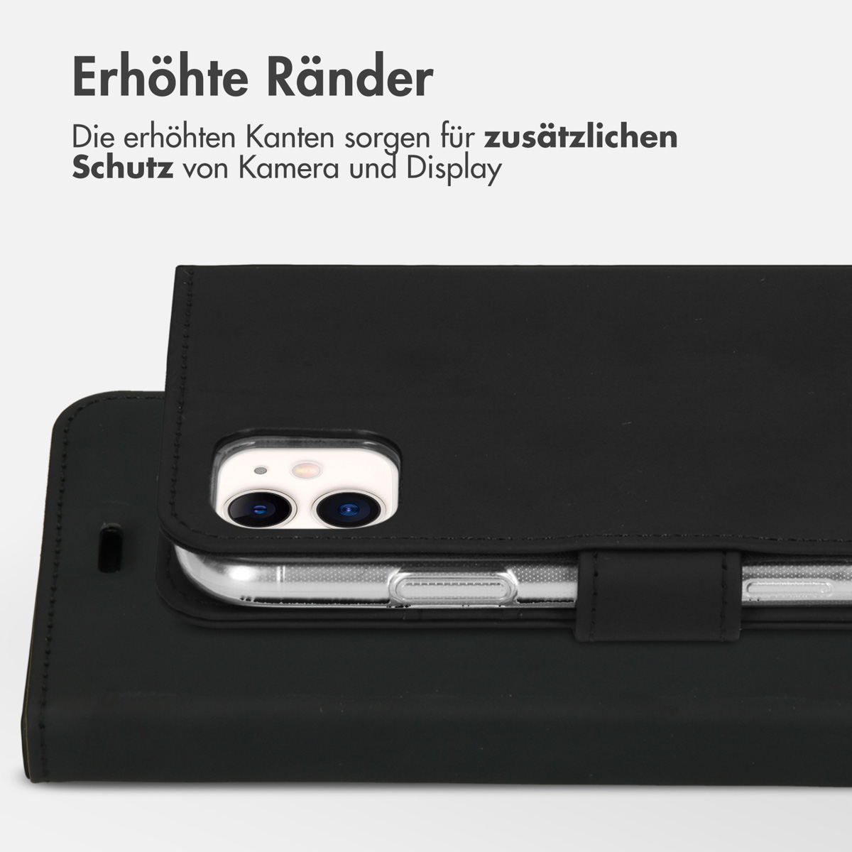 Accezz Wallet Softcase Bookcase Apple iPhone 11 - Zwart