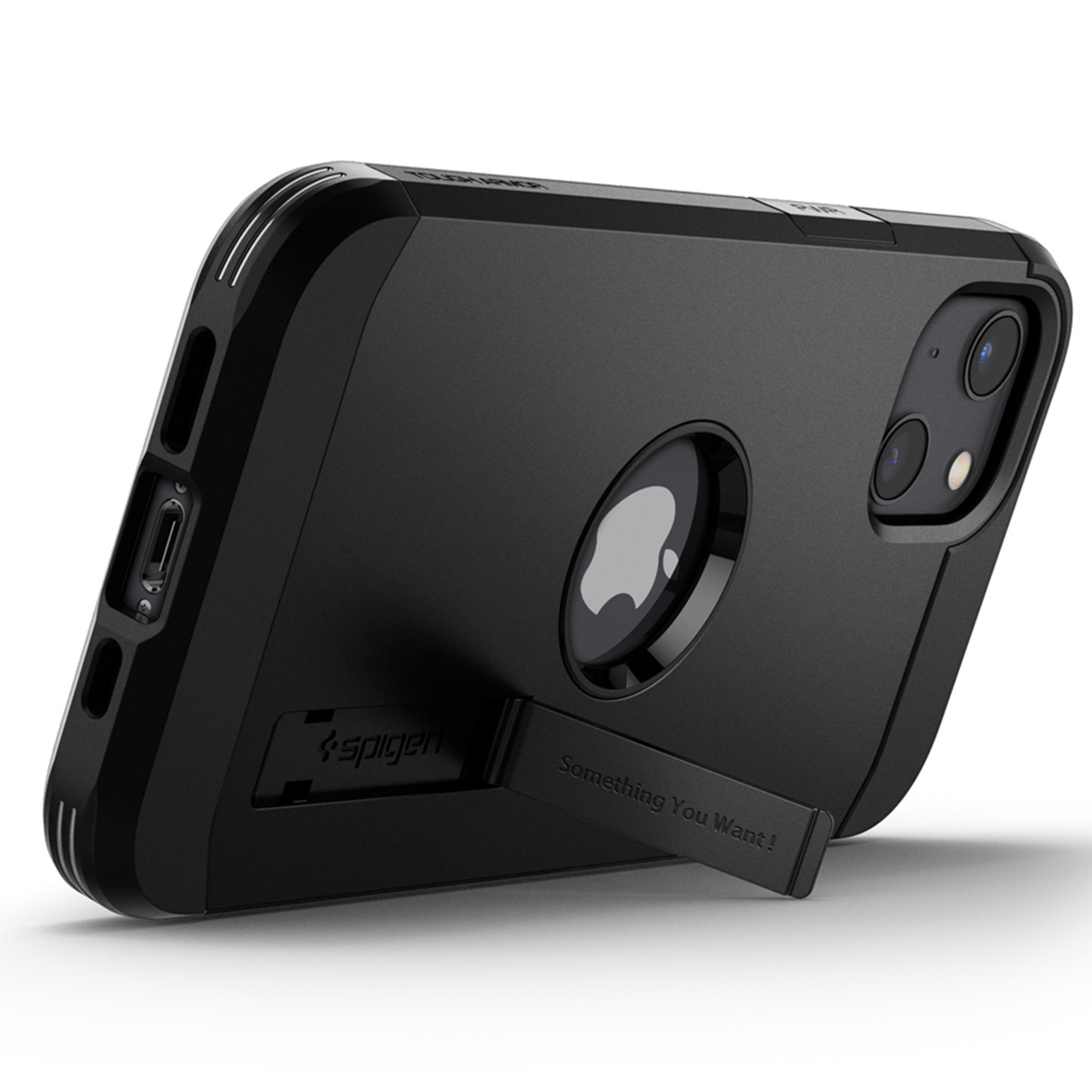 Spigen Tough Armor Backcover Apple iPhone 13 - Zwart