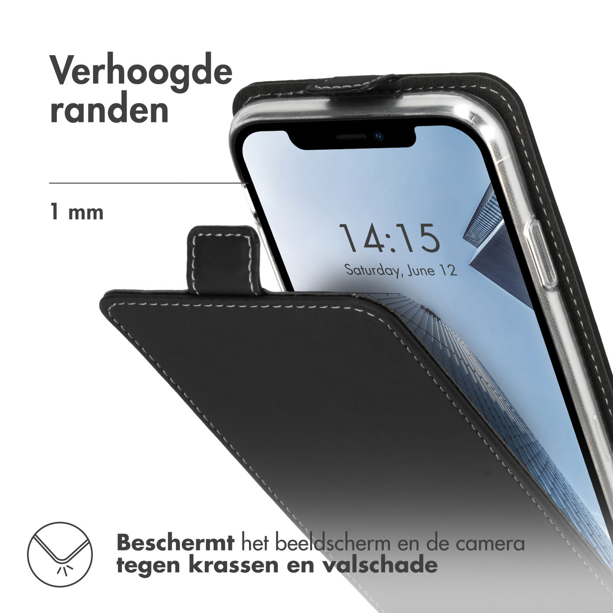 Accezz Flipcase Apple iPhone 11 - Zwart