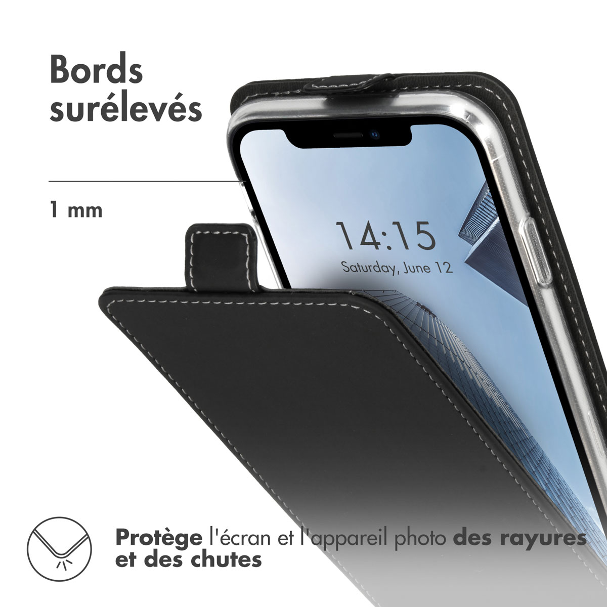 Accezz Flipcase Apple iPhone 11 - Zwart