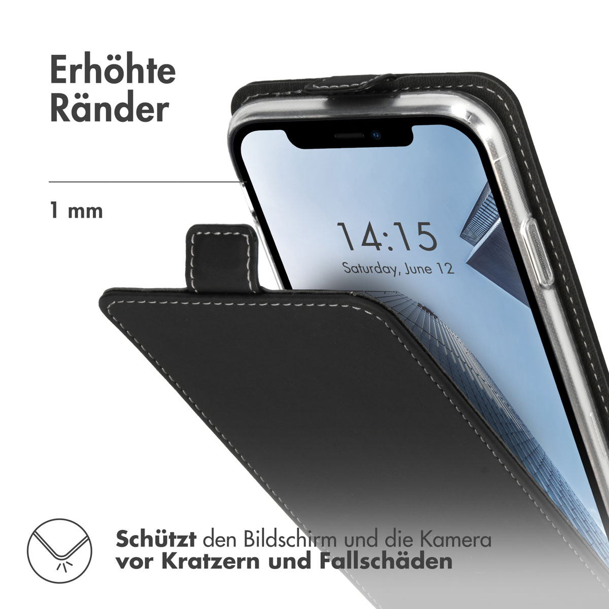 Accezz Flipcase Apple iPhone 11 - Zwart