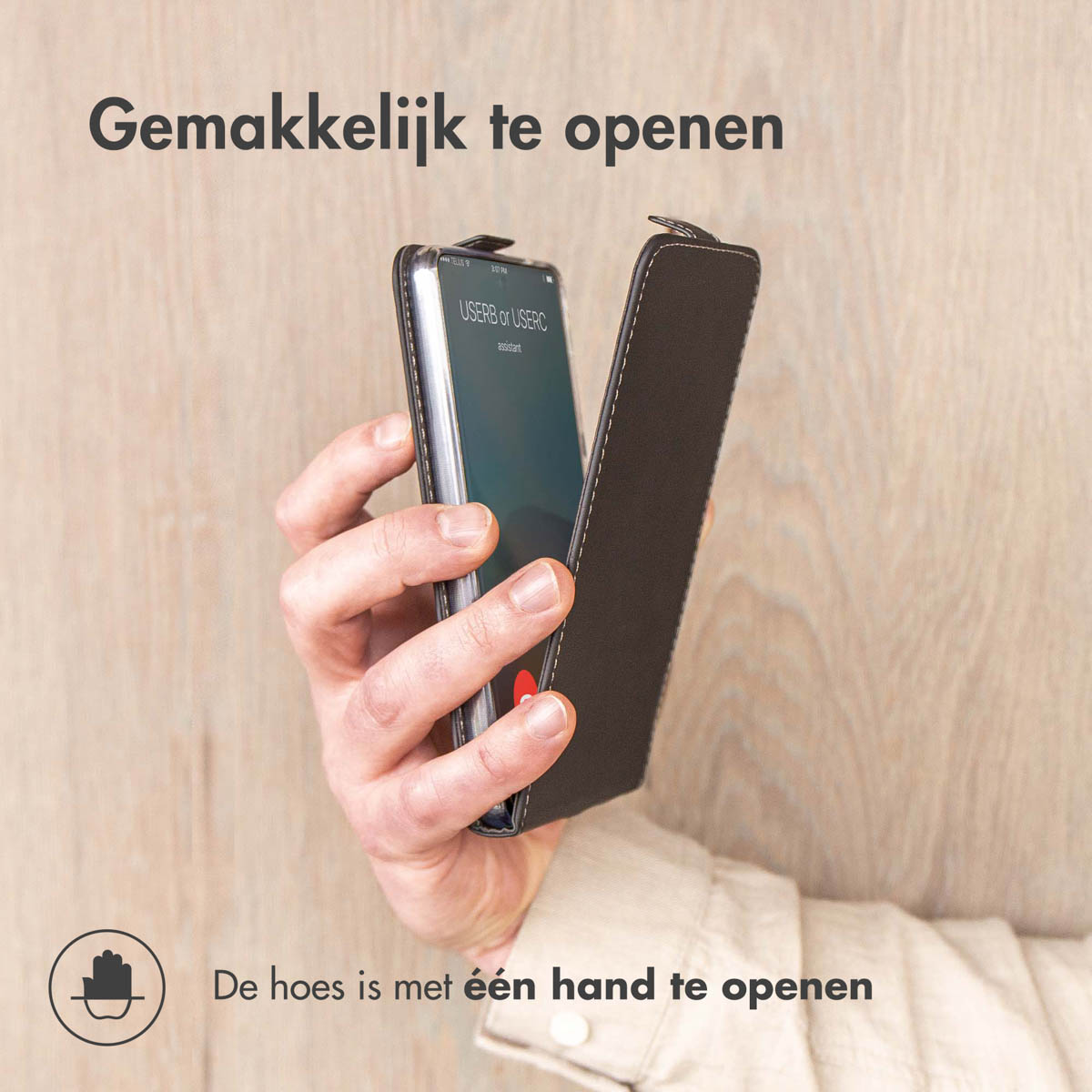 Accezz Flipcase Apple iPhone 11 - Zwart