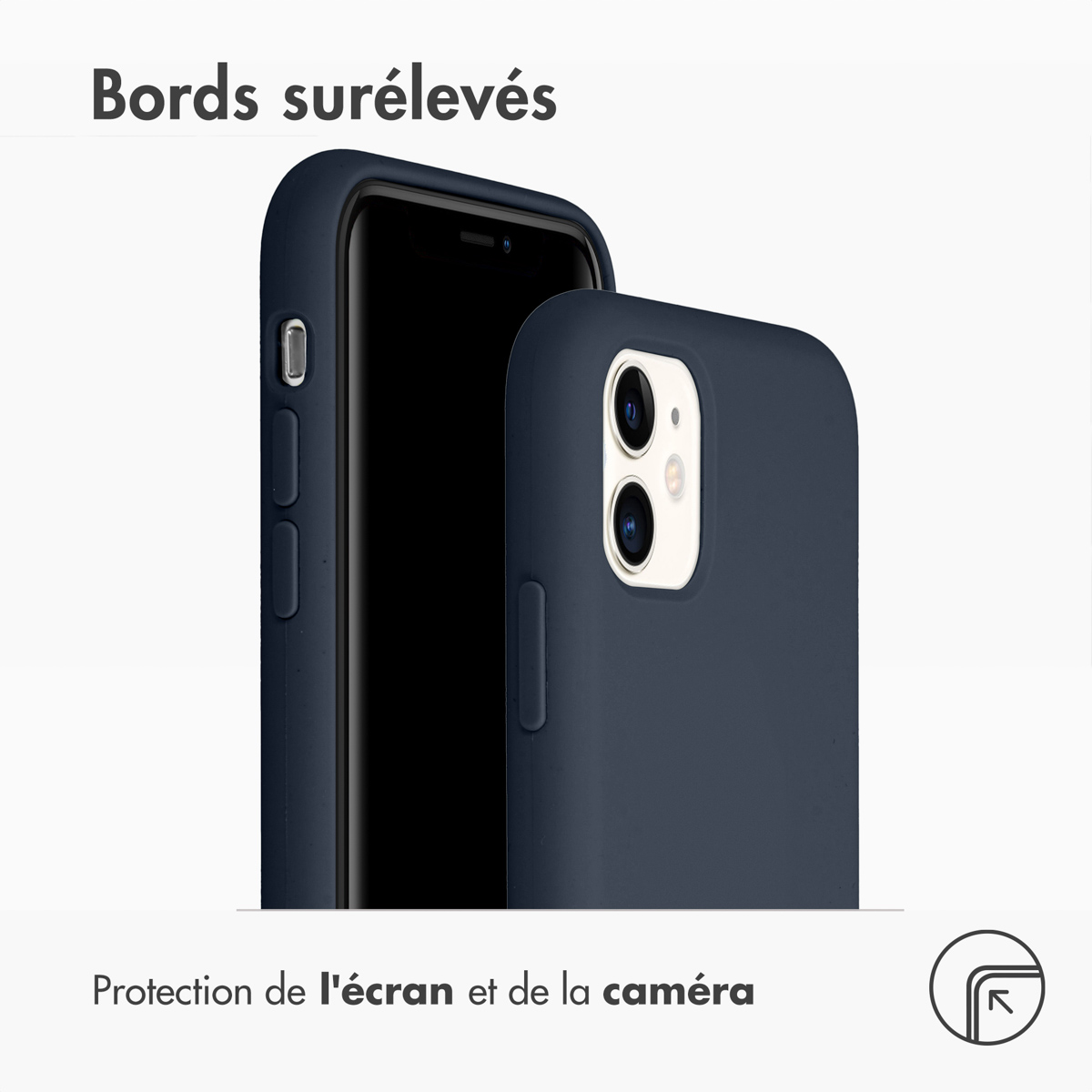 Accezz Liquid Silicone Backcover Apple iPhone 11 - Blauw