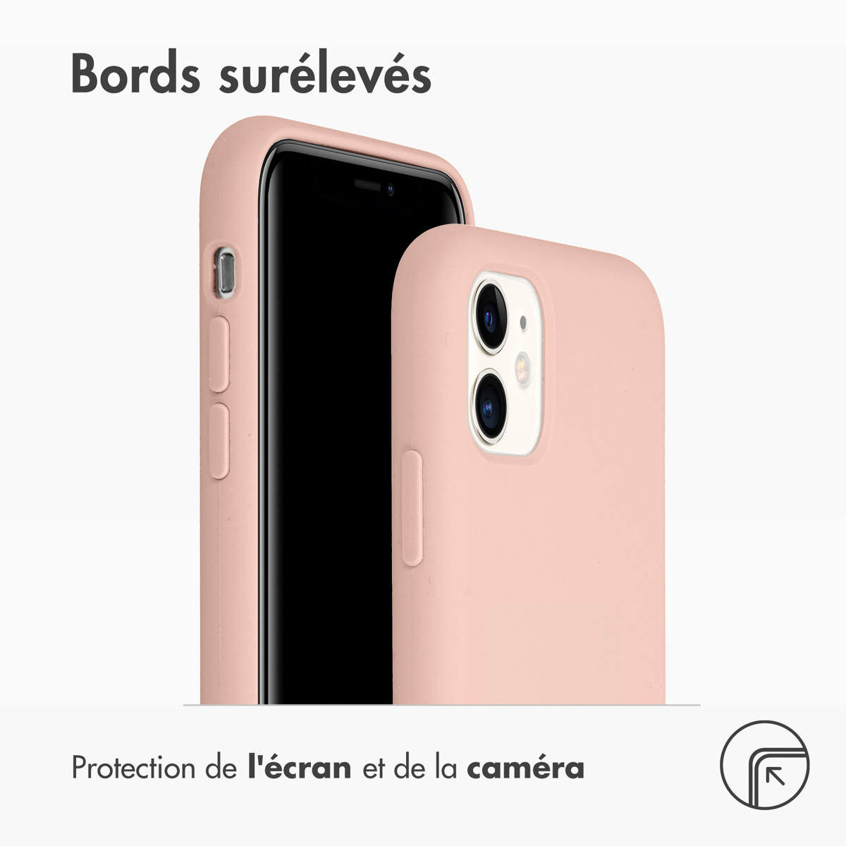 Accezz Liquid Silicone Backcover Apple iPhone 11 - Roze
