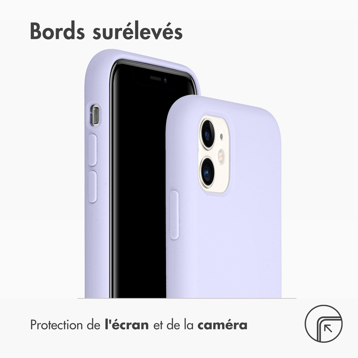 Accezz Liquid Silicone Backcover Apple iPhone 11 - Paars