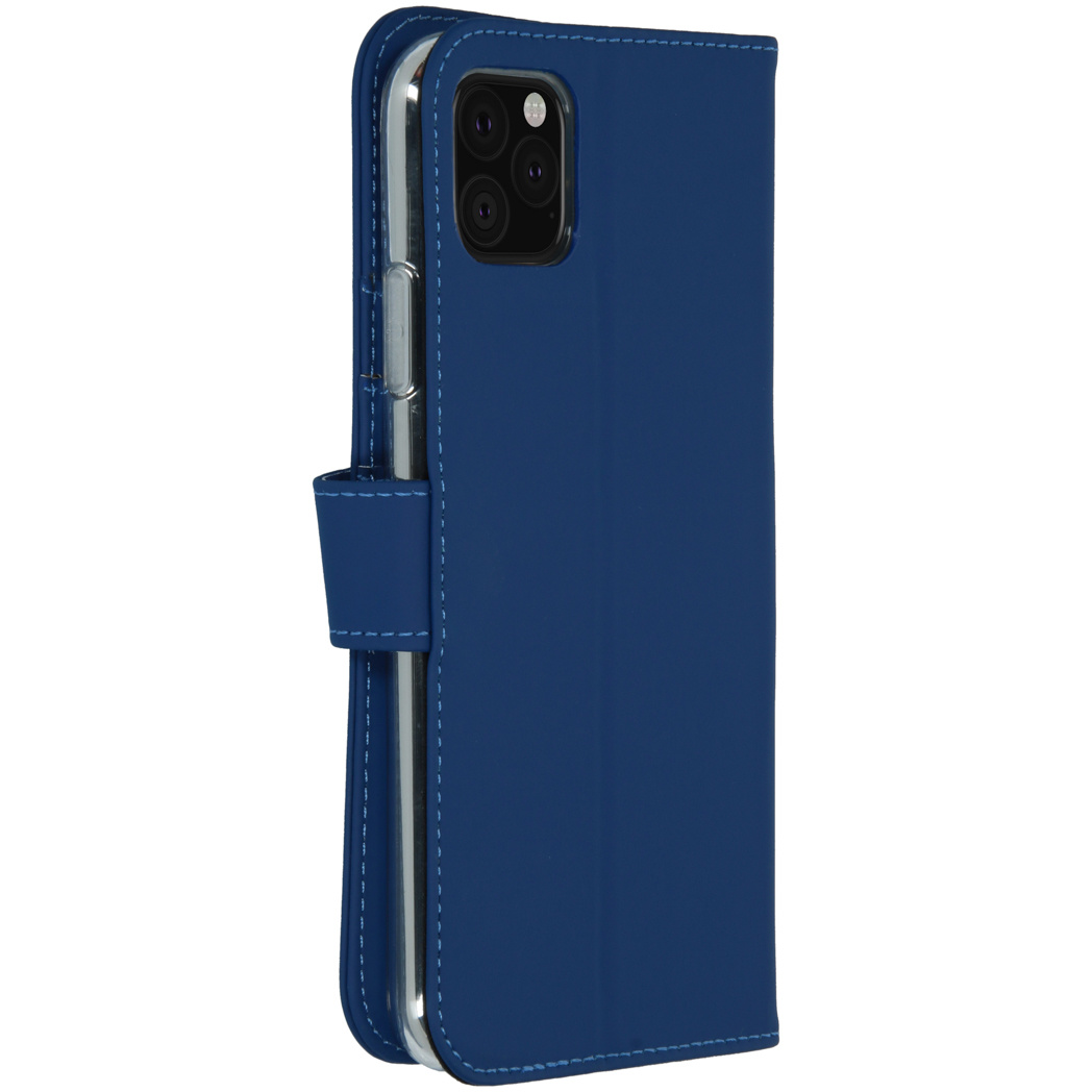 Accezz Wallet Softcase Bookcase Apple iPhone 11 Pro Max - Blauw