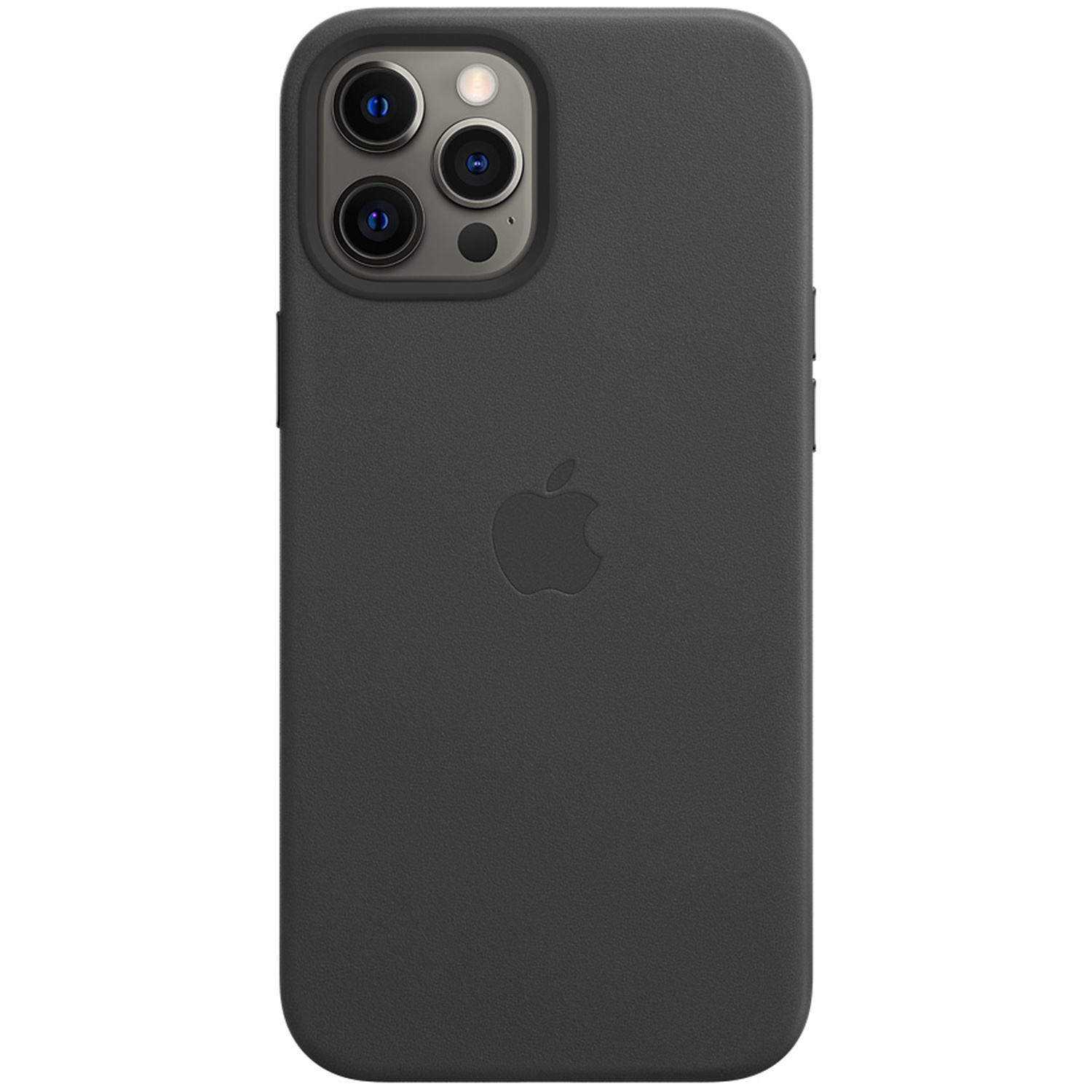 Leather Backcover MagSafe Apple iPhone 12 Pro Max - Black