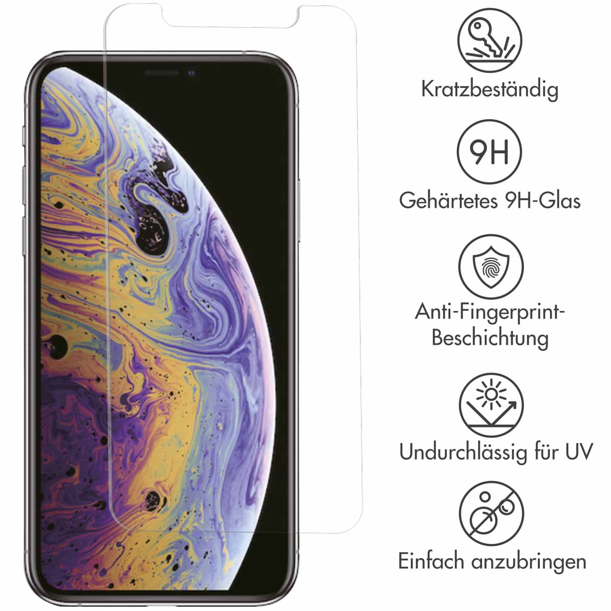 Selencia Gehard Glas Screenprotector Apple iPhone 11 Pro Max / Xs Max
