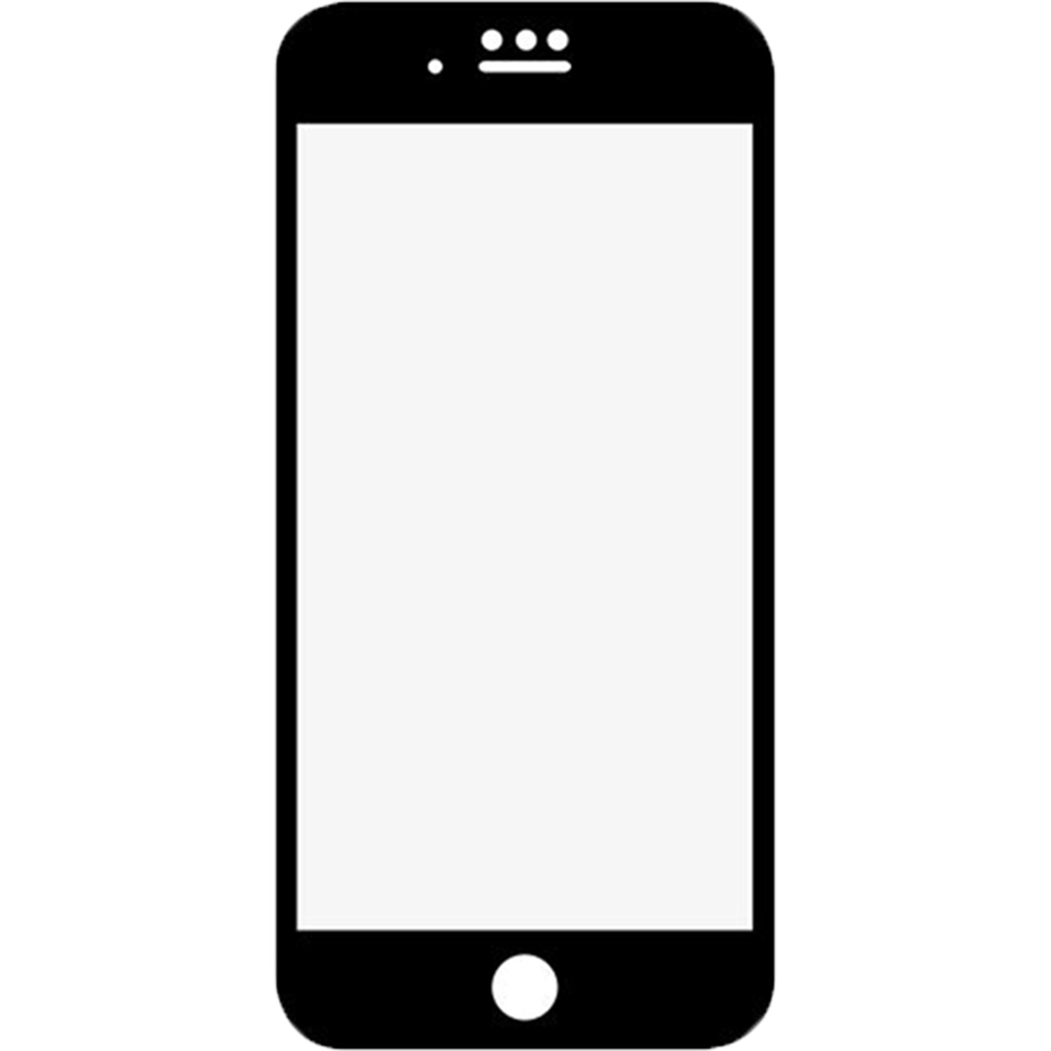 PanzerGlass Anti-Bacterial Case Friendly Screenprotector Apple iPhone SE (2022 / 2020) - Zwart