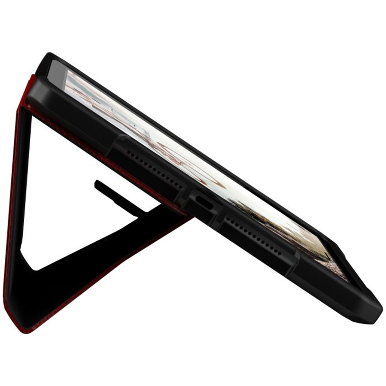 UAG Metropolis Bookcase Apple iPad 9 (2021) 10.2 inch / iPad 8 (2020) 10.2 inch / iPad 7 (2019) 10.2 inch - Rood
