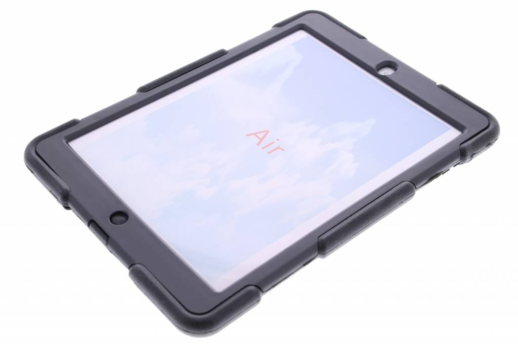 Extreme Protection Army Backcover Apple iPad Air 2 (2014) / Air 1 (2013) - Zwart