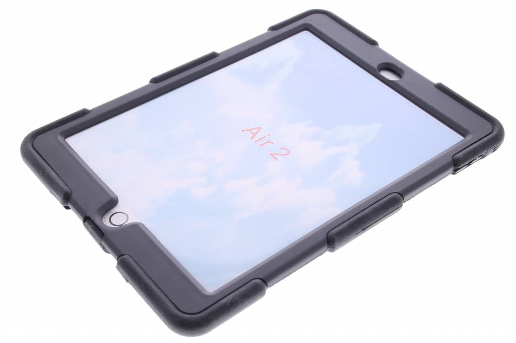 Extreme Protection Army Backcover Apple iPad Air 2 (2014) - Zwart