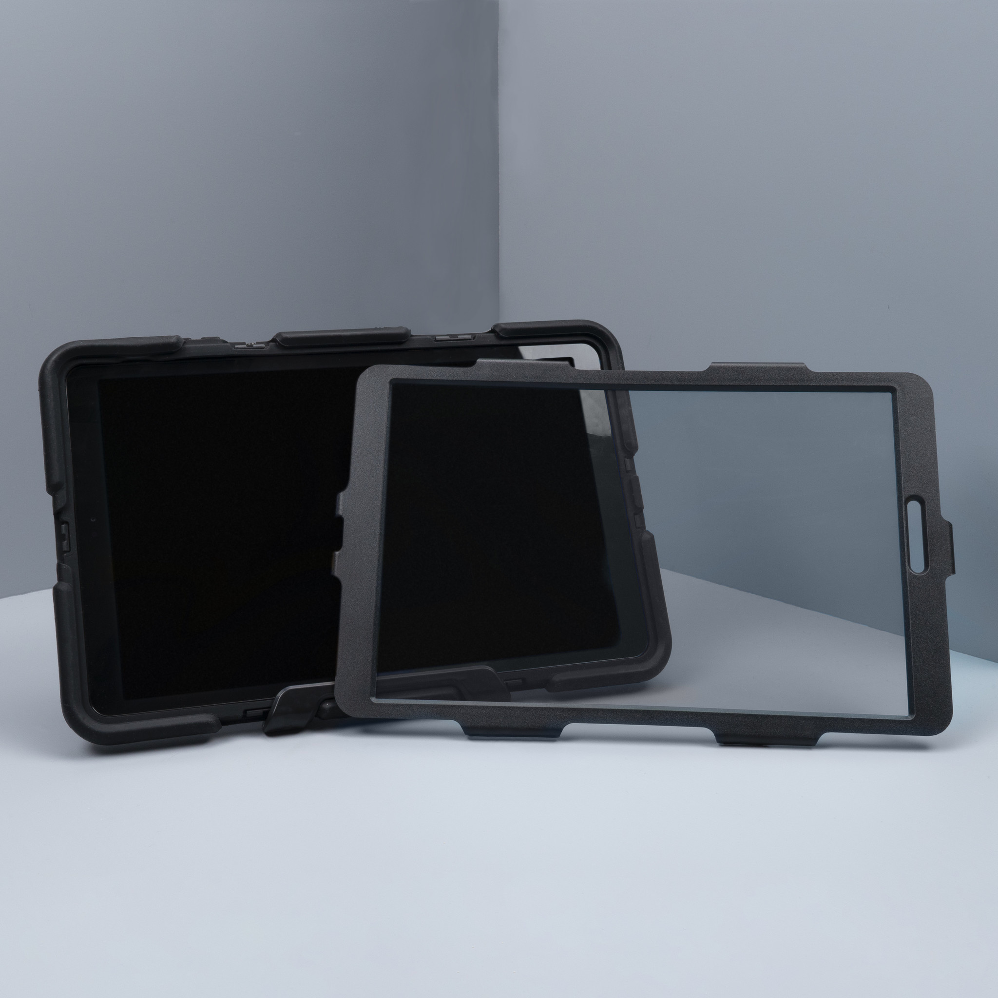 Extreme Protection Army Backcover Apple iPad Air 2 (2014) - Zwart
