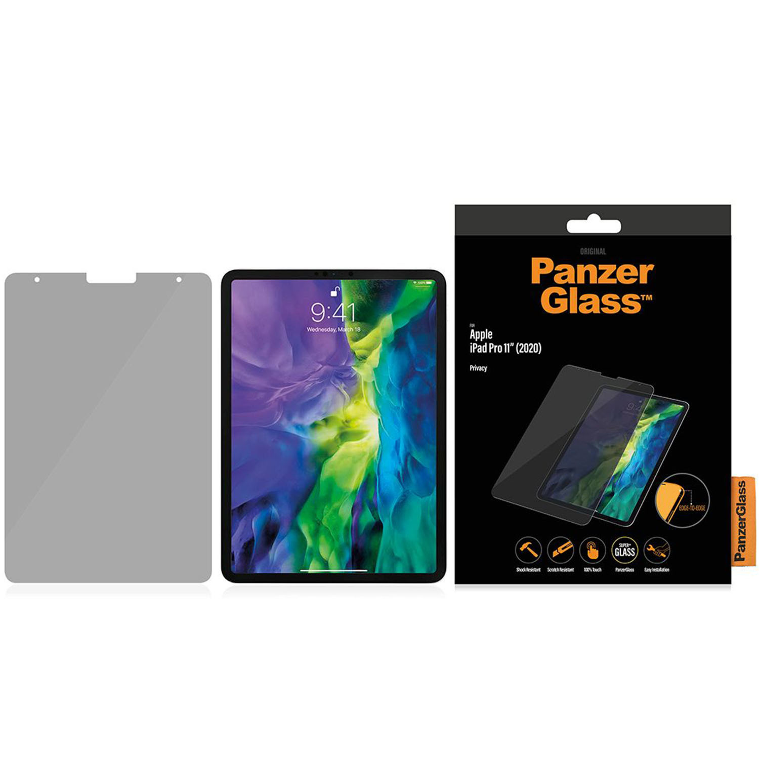 PanzerGlass Privacy Screenprotector Apple iPad Pro 11 (2018 - 2022) / Air 5 (2022) / Air 4 (2020)