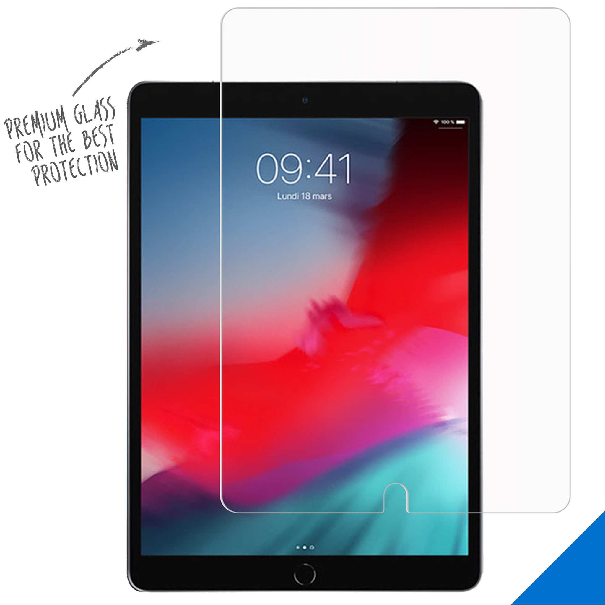 Accezz Premium glass screenprotector Tablet Apple iPad 9 (2021) 10.2 inch / iPad 8 (2020) 10.2 inch / iPad 7 (2019) 10.2 inch