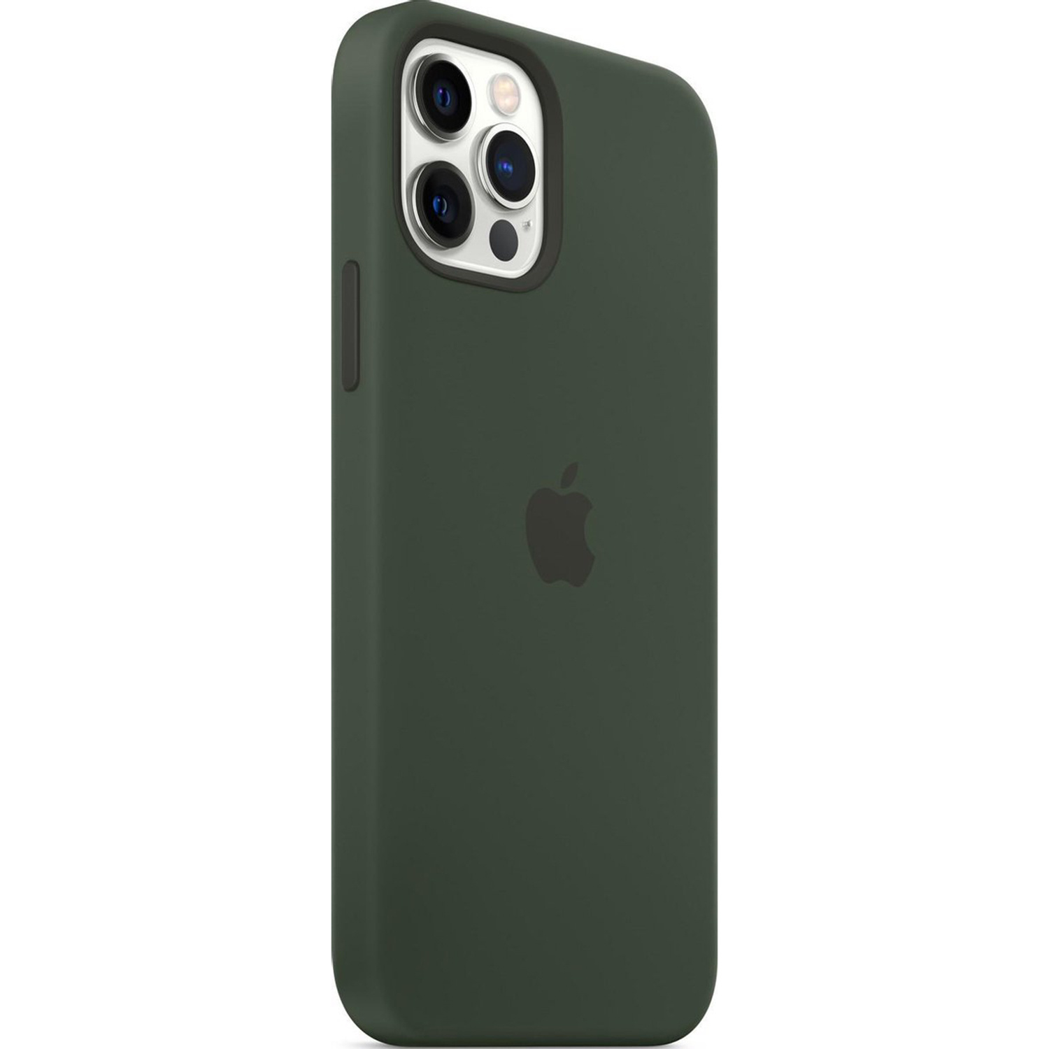Silicone Backcover MagSafe Apple iPhone 12 (Pro) - Cypress Green