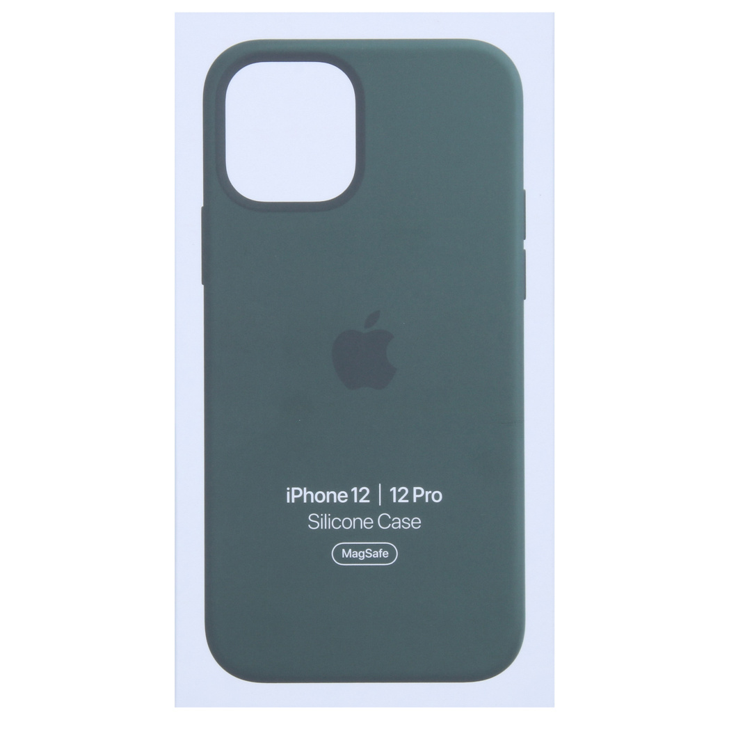Silicone Backcover MagSafe Apple iPhone 12 (Pro) - Cypress Green