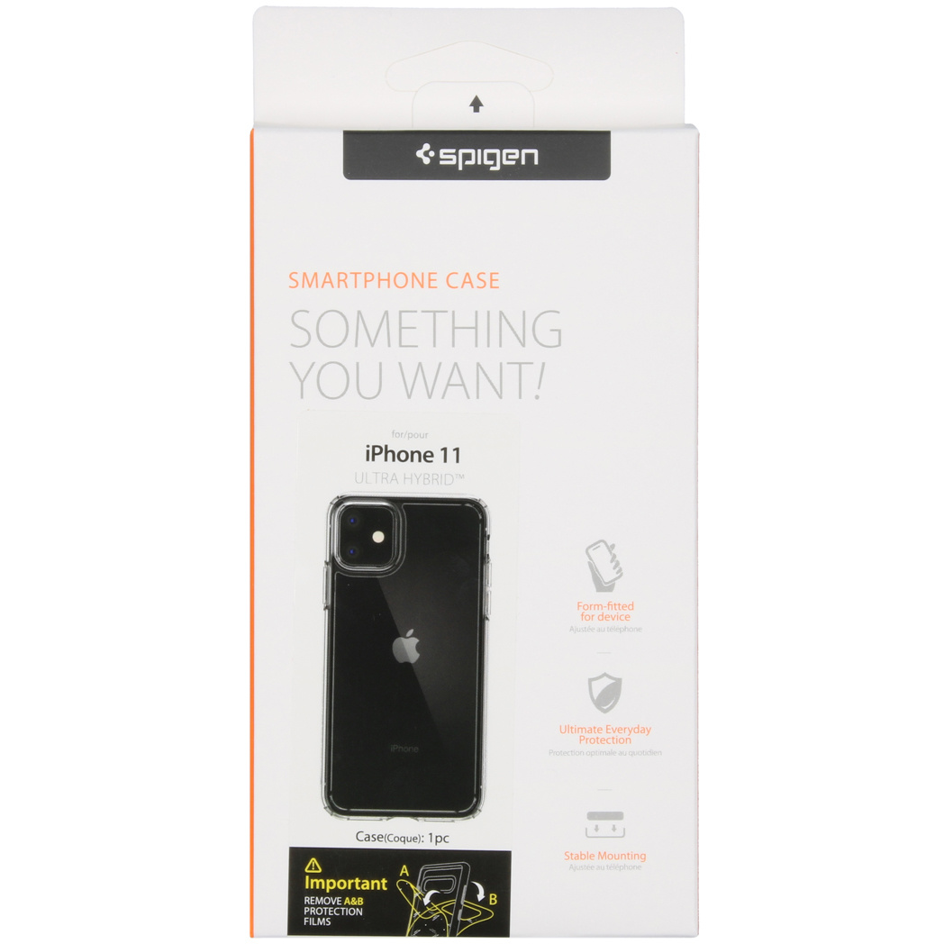 Spigen Ultra Hybrid Backcover Apple iPhone 11 - Transparant
