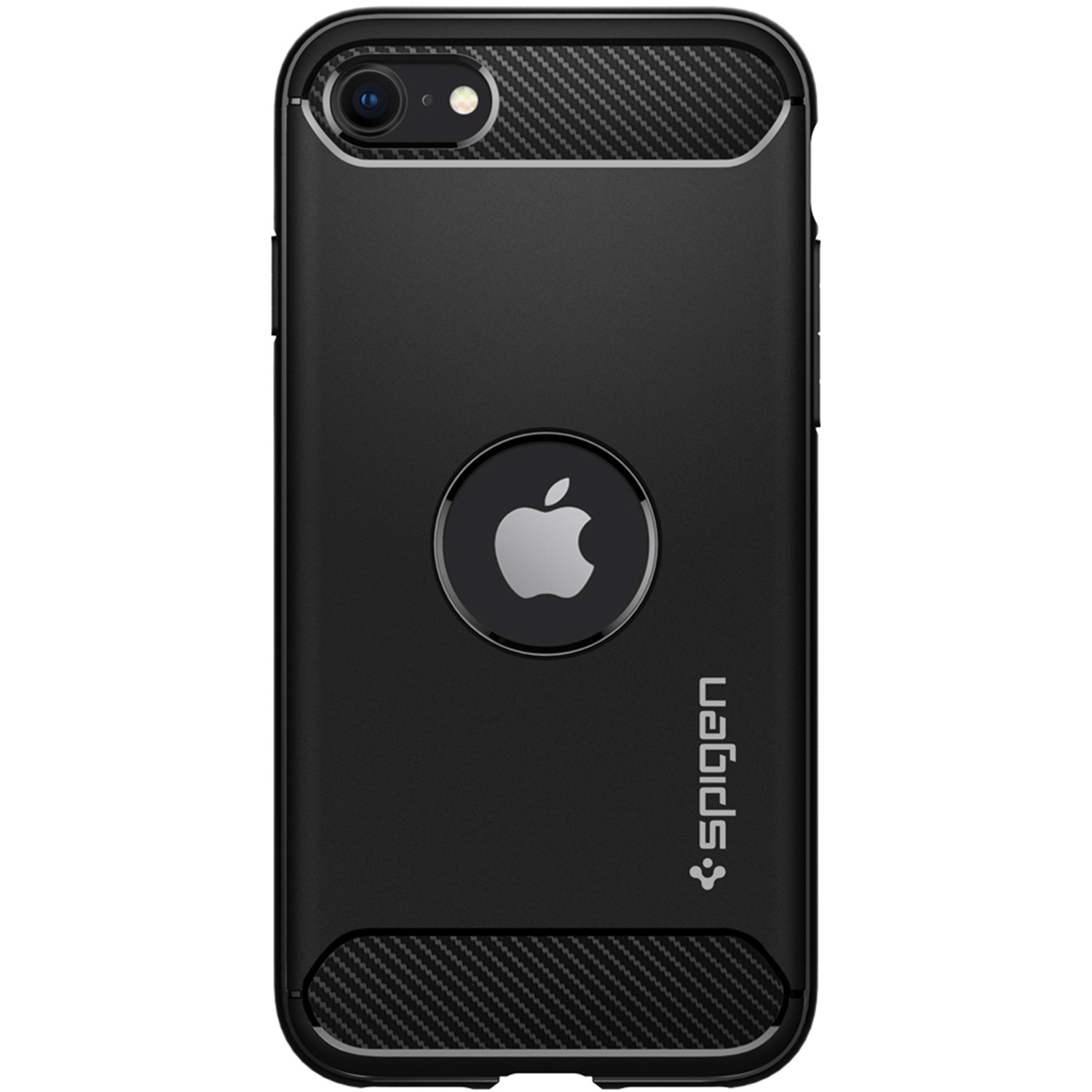 Spigen Rugged Armor Backcover Apple iPhone SE (2022 / 2020)