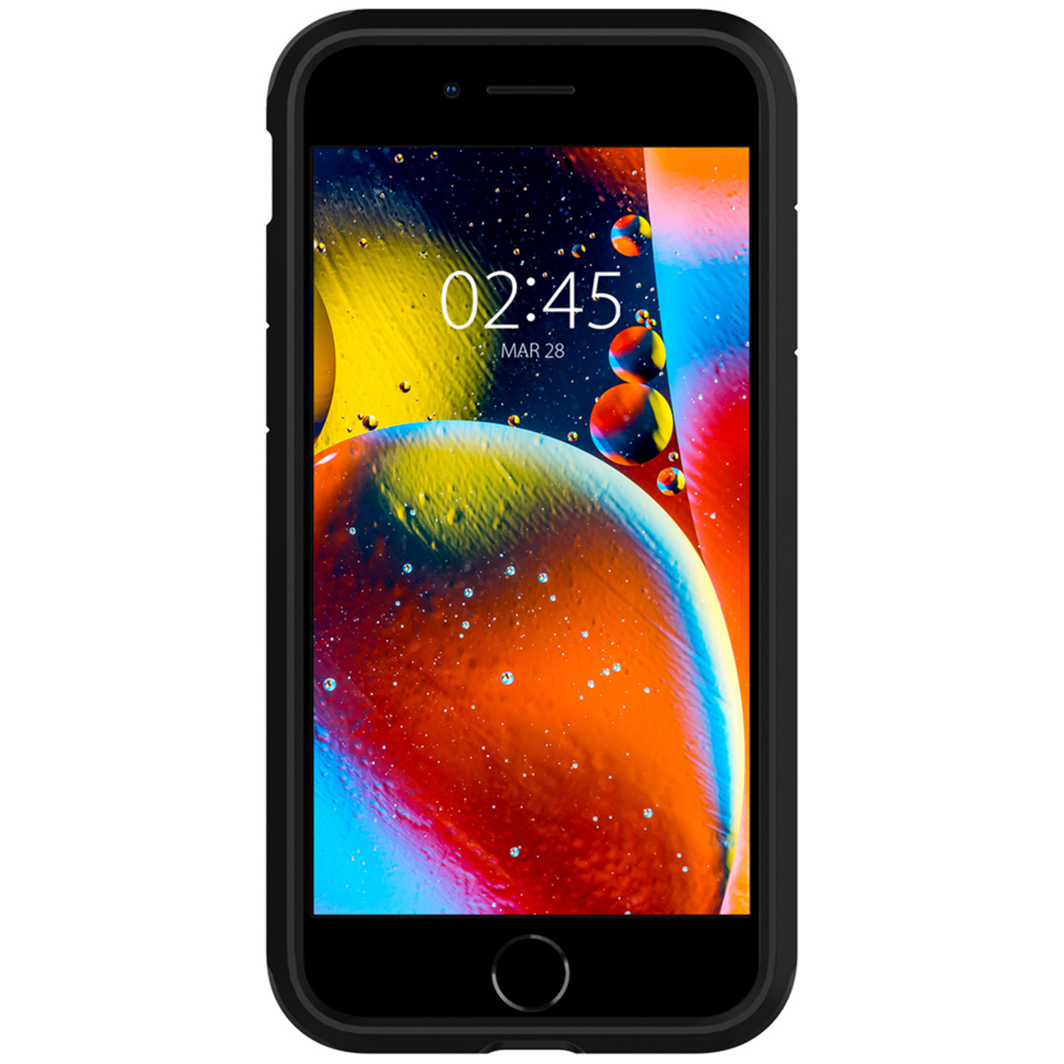 Spigen Tough Armor Backcover Apple iPhone SE (2022 / 2020) - Zwart