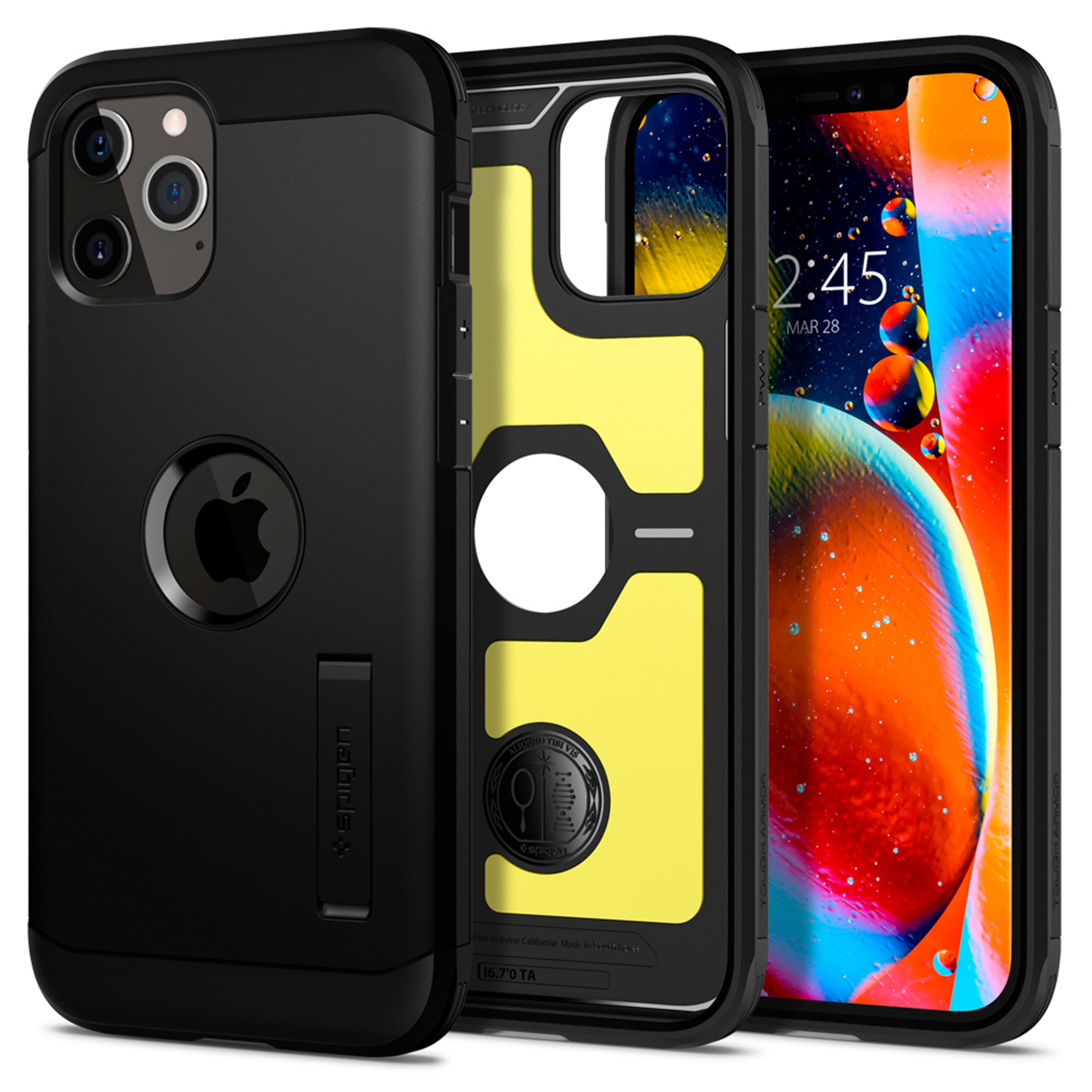 Spigen Tough Armor Backcover Apple iPhone 12 Pro Max - Zwart