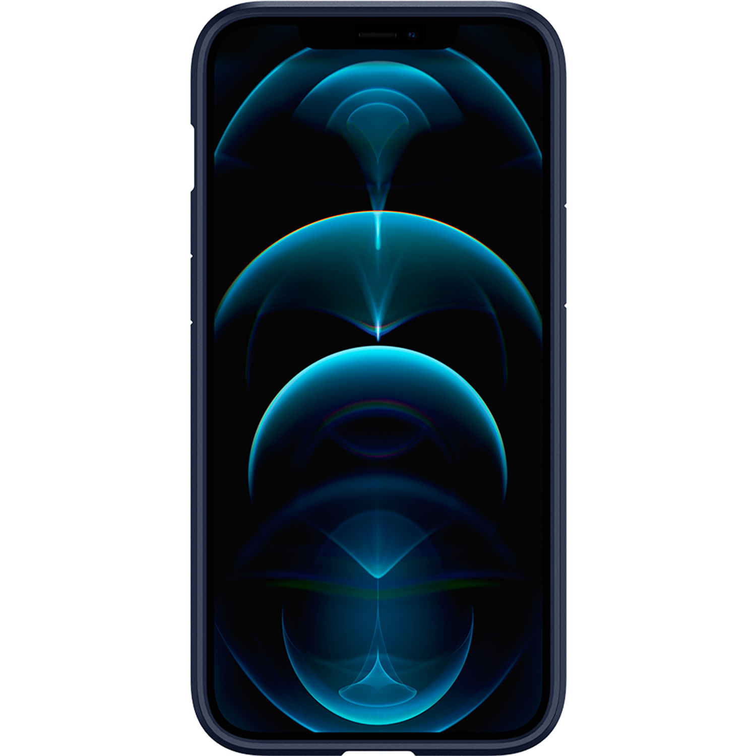 Spigen Ultra Hybrid Backcover Apple iPhone 12 (Pro) - Donkerblauw