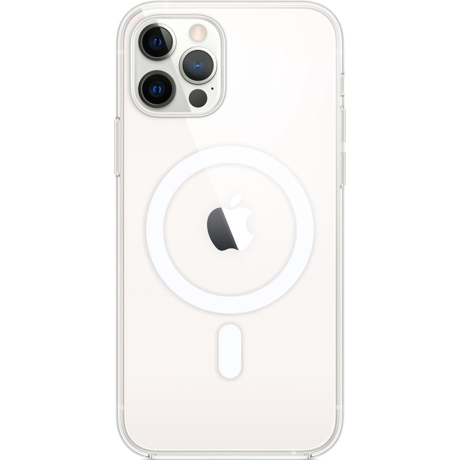 Clearcase MagSafe Apple iPhone 12 (Pro) - Transparant
